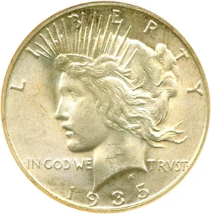image for: 1935-S $1 NGC MS64