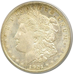 image for: 1921-S $1 PCGS MS65