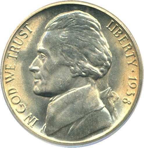 image for: 1938-S 5c  PCGS MS66 ex: Omaha Bank Hoard