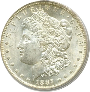 image for: 1887-O $1 PCGS MS63