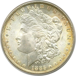 image for: 1885 $1 PCGS MS65