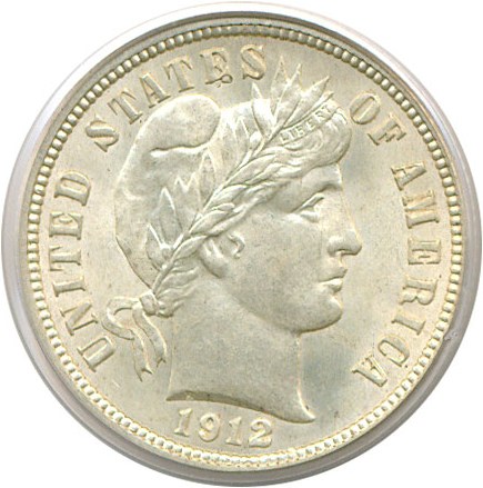 image for: 1912 10c  PCGS MS65 