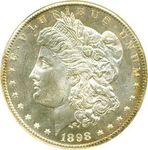 image for: 1898-O $1 NGC MS64 DMPL