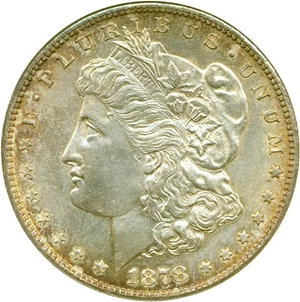 image for: 1878-S $1 ANACS AU55 Details (Cleaned)