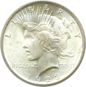 image for: 1923 $1 PCGS MS65