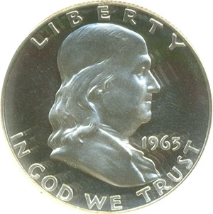 image for: 1963 50c NGC Proof 67 Cameo