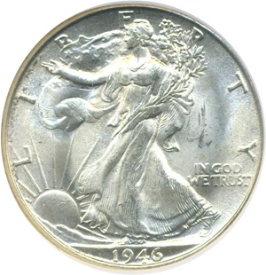image for: 1946-S 50c DGS MS64