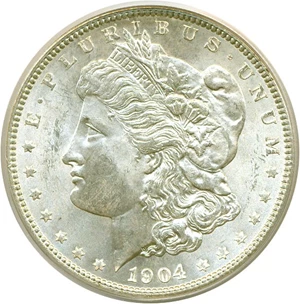 image for: 1904 $1 PCGS MS64