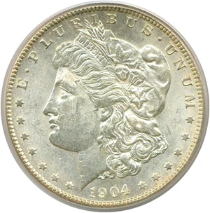 image for: 1904-S $1 PCGS MS63