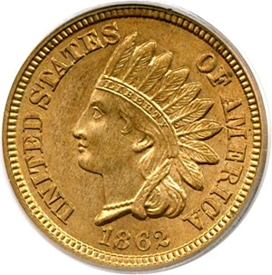 image for: 1862 1c PCGS MS65