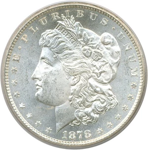 image for: 1878-CC $1 PCGS MS64