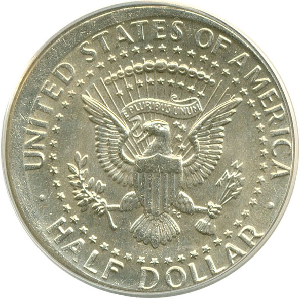 image for: 1989-P 50c  ANACS MS64 - Broadstruck