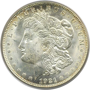 image for: 1921-D $1 PCGS MS64