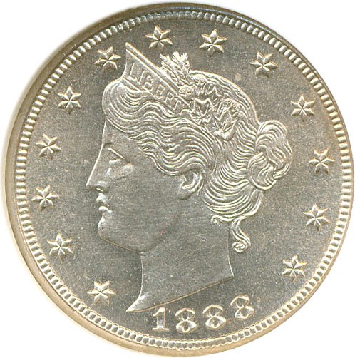 image for: 1888 5c  NGC Proof 64 