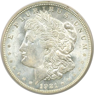 image for: 1921-D $1 PCGS MS65