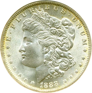image for: 1888 $1 ANACS MS64
