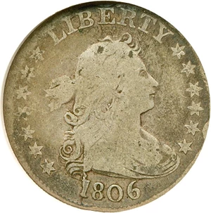 image for: 1806 25c NGC Good-4