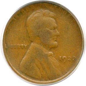 image for: 1922 no D 1c Strong Reverse PCGS F15