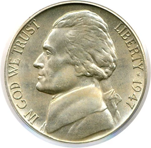 image for: 1947-S 5c PCGS MS66