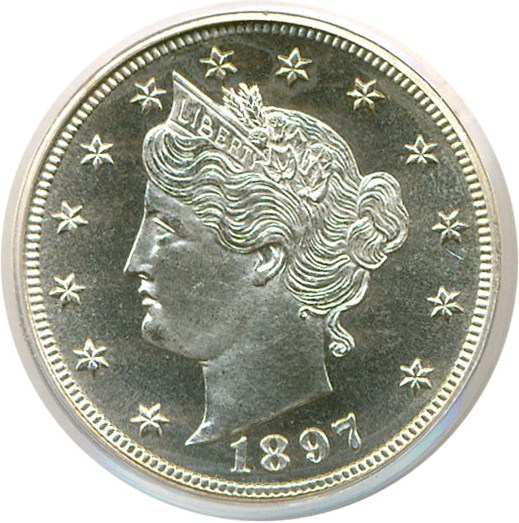 image for: 1897 5c  PCGS Proof 65 