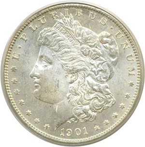 image for: 1901-O $1 PCGS MS65