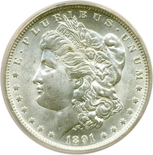 image for: 1891-O $1 ICG MS64