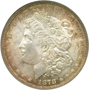 image for: 1878 7TF $1 Rev.'79 NGC MS64
