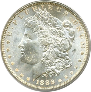 image for: 1886 $1 PCGS MS65