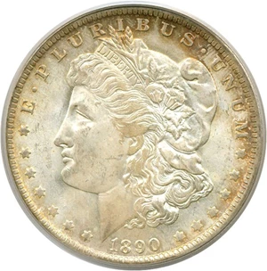 image for: 1890-O $1 PCGS MS65