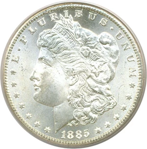 image for: 1885-CC $1 PCGS MS66