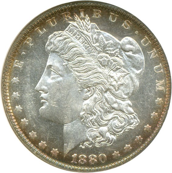 image for: 1880-O $1  NGC MS61 DMPL