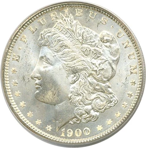 image for: 1900 $1 PCGS MS65