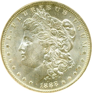 image for: 1888-O $1 NGC MS65