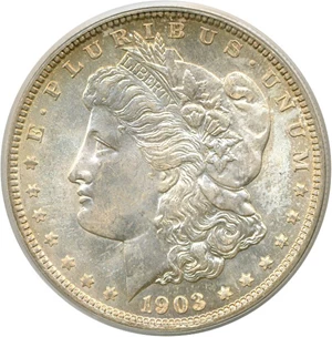 image for: 1903-O $1 PCGS MS65