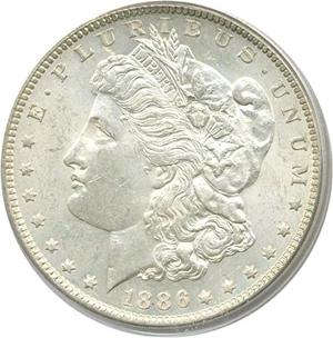 image for: 1886-O $1 PCGS MS62