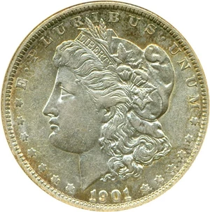 image for: 1901 $1 NGC AU50