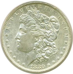 image for: 1880-O $1 PCGS AU55