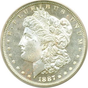 image for: 1887 $1 PCGS MS64 PL