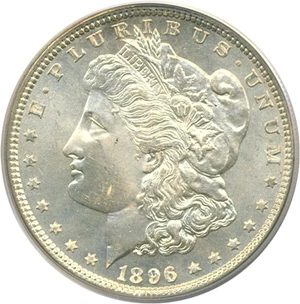 image for: 1896 $1 PCGS MS65