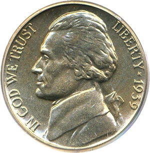 image for: 1939-S 5c Reverse of 1940 PCGS MS66 FS