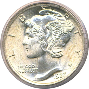 image for: 1923 10c PCGS MS66 FB