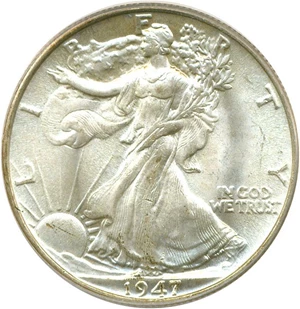 image for: 1947 50c PCGS MS65