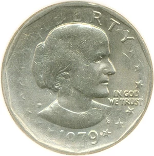 image for: 1979-P SBA$ PCI MS63 - Struck Thru Grease