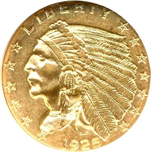 image for: 1925-D $2 1/2 NGC MS61