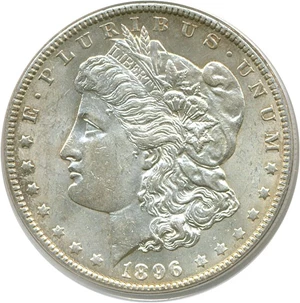 image for: 1896-O $1 PCGS MS62