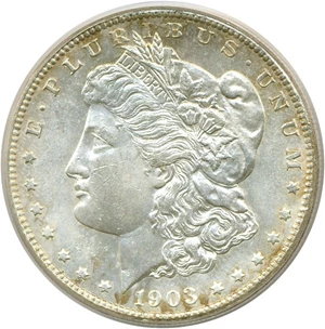 image for: 1903-S $1 PCGS MS63