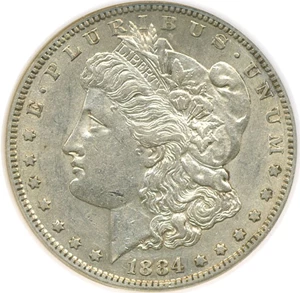 image for: 1884-S $1 NGC AU53