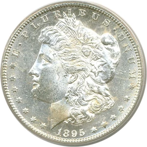 image for: 1895-S $1 PCGS MS63