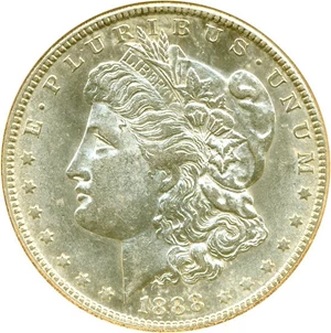 image for: 1888-S $1 ANACS AU58