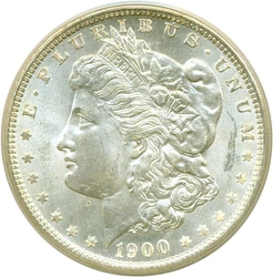 image for: 1900-O $1 PCGS MS63